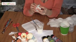 Игрушки из ваты своими руками/ Мастер-класс/ Spun-cotton ornaments