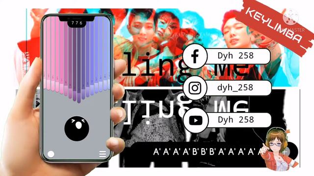 iKon - Killing Me Kalimba/Keylimba Apps with Tabs (Easy)