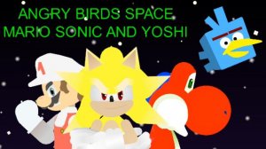 angry birds space mario sonic and yoshi game theme main menu