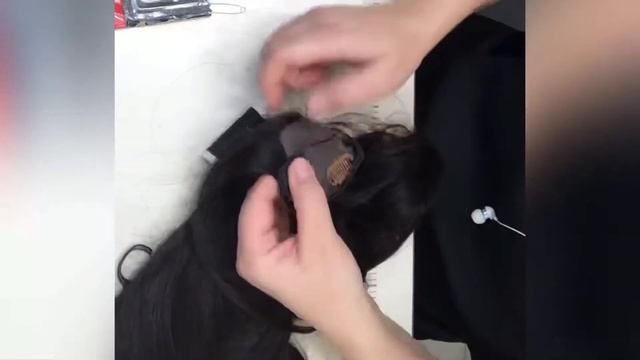 Как сделать накладку для волос/парика на повязке смотреть онлайн