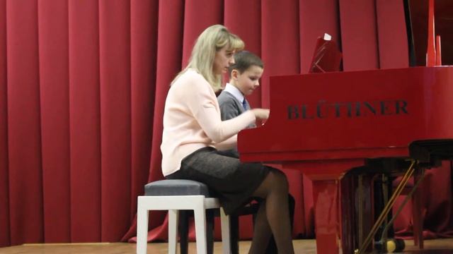 Гопак из оперы Сорочинская ярмарка. М. Мусоргский. Фортепиано в четыре руки смотреть онлайн