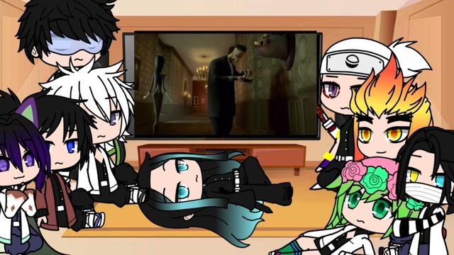 hashiras react to Addams family|gacha|{demon slayer} смотреть онлайн