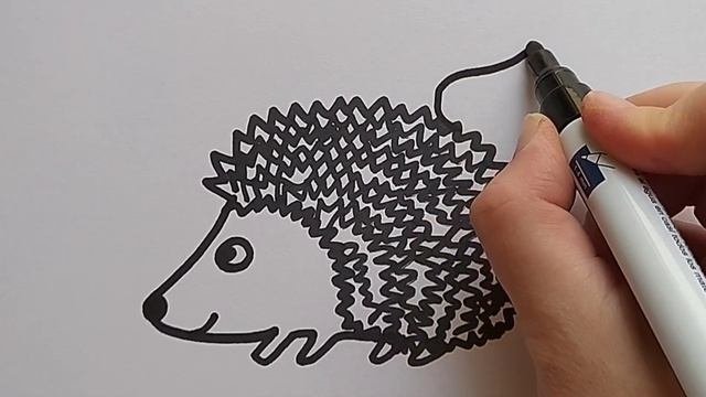 Посмотри, какой ЁЖИК! ?Рисунок/how To Draw A Hedgehog/