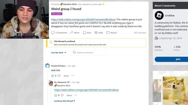 You Get BANNED if You Join This Roblox Group смотреть онлайн