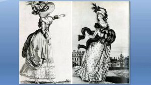 АК Женский европейский костюм 1790-х гг