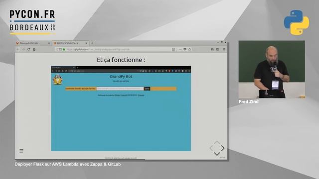 PyConFR 2019 - Déployer Flask sur AWS Lambda avec Zappa & GitLab - Fred Zind смотреть онлайн