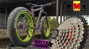 UPGRADE фэтбайка WELT Freedom 2.0 (установка и тест кассеты SUNSHINE SZ 11-50T)