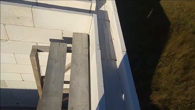 Несъемная опалубка армопояса из u блоков своими руками