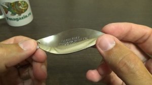 Видеообзор блесны Колебалка Питер Юбилейная по заказу Fmagazin