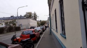 Москва 3054 Большой Строченовский переулок, Малый Строченовский переулок осень день