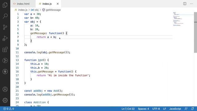 Accessing the functions from an objects | Javascript Objects  | Part-6