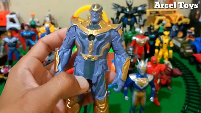 Drama Kereta Api, Ultraman Blu, Rosso, Orb, Monster Five King, Gillbaris, Ant Man, Iron Man