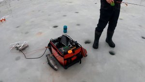 Половили #форель на платнике на новый год! Lowrance Active Target в работе со льда!