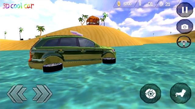 Water Surfer Jeep Driving Game - Cars Floating Race Miami Beach ...