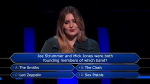 Go Ahead Punk, Make My Day With A Music Question | Who Wants To Be A Millionaire?