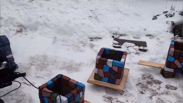 Покрытие лаком изделий из артбетона