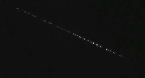 Вереница НЛО, помигали мне белым светом 24 июля 2023