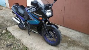 Kawasaki GPX600R работа мотоцикла на горячую