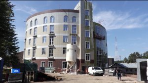 Строительная готовность нового корпуса Республиканского геронтологического центра «Именлек» в Уфе до
