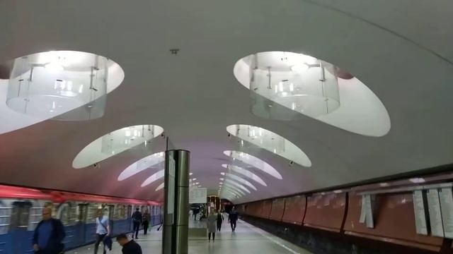 Moscow Metro Station BORISOVO / beautiful body shapes ellipses | MMST