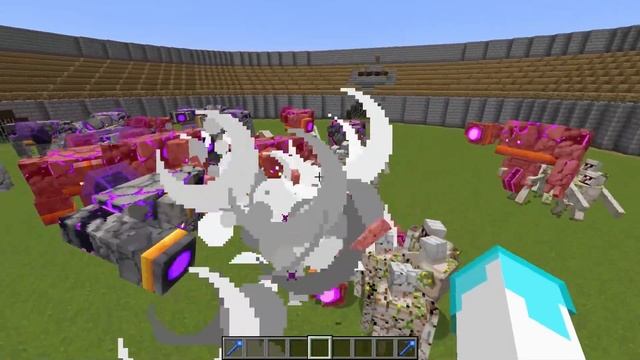 EXTRA GOLEMS vs WARDENS ARMY in Minecraft (Mob battle) смотреть онлайн