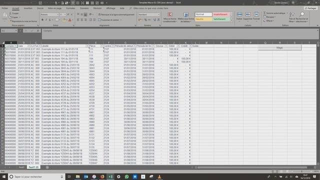 Macro Excel Pour Extraction Grand-livre QuadraCompta