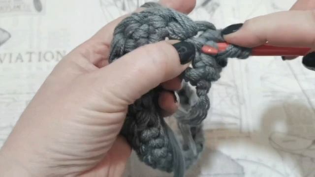 Рельефный коврик крючком ???