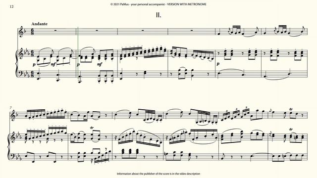 Franz Xaver Pokorny: Concerto for Clarinet and Orchestra, accompaniment 442Hz смотреть онлайн