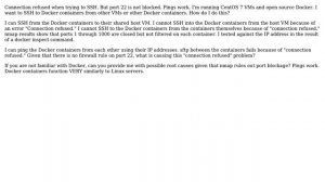 Connection refused when trying to SSH. But port 22 is not blocked. Pings work (2 Solutions!!)