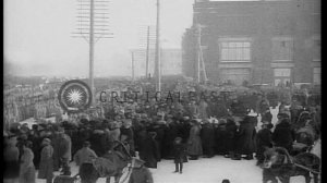 Generals Milan Stefanik, Rudolf Gaida and Jan Syrovy review and decorate Russian...HD Stock Footage