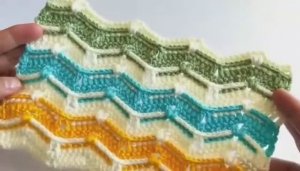 Вязание крючком - Простой и красивый узор