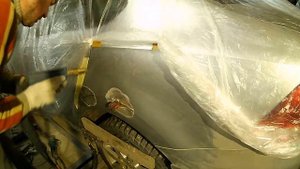 VW Polo.Ремонт кузова, вытяжка, споттер.