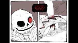 (Undertale Game)  [Undertale/Horrortale Comic Dub] Chop Chop - HorrorSans Comic
