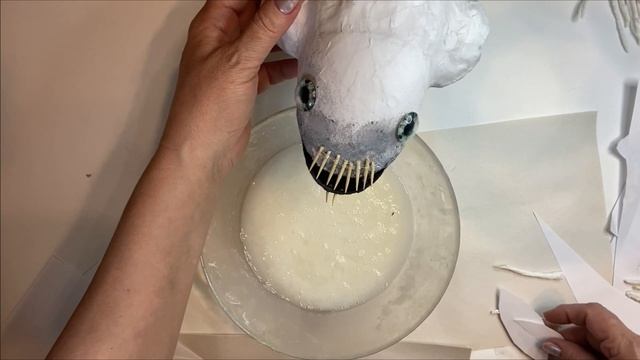 Впечатляющая скульптура хендмейд из старых газет! Мастер класс по папьемаше