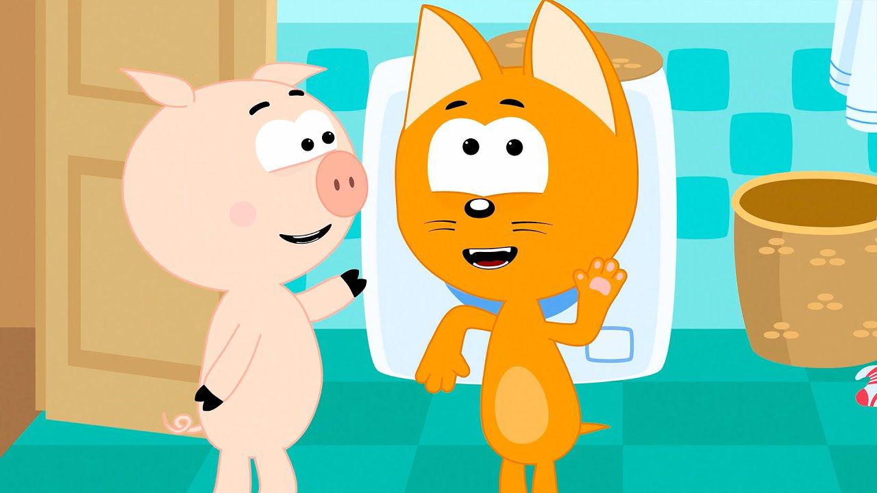 Котопрятки - Котенок Котэ и Поросенок - Песенки для малышей смотреть онлайн