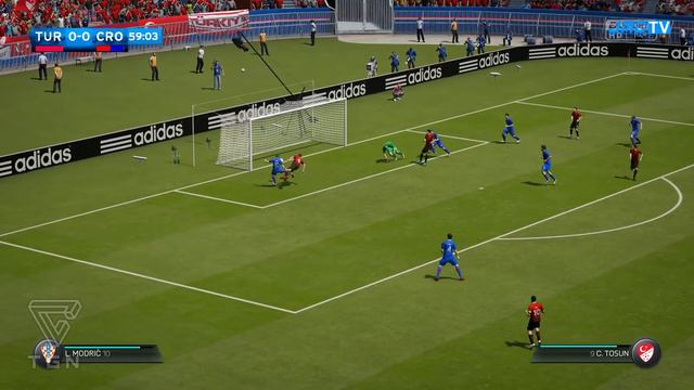 Turkey vs. Croatia  UEFA Euro 2016 Simulation  FIFA 16