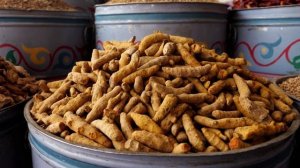 Корень куркумы - как выглядит свежий и сушеный.