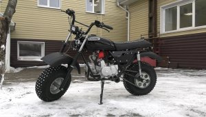 Мотоцикл "Сафари-4". "Сафари" с горизонтальным двигателем.