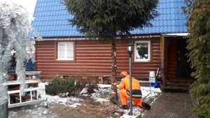 Husqvarna 545Mark2 В работе.