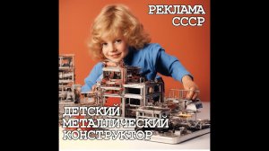 Металлический конструктор. Реклама СССР.