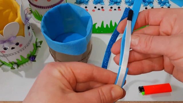 Корзина из Пластиковой Бутылки. Способ2/Идеи из Пластиковых Бутылок/ Готовимся к Пасхе Своими Рукам