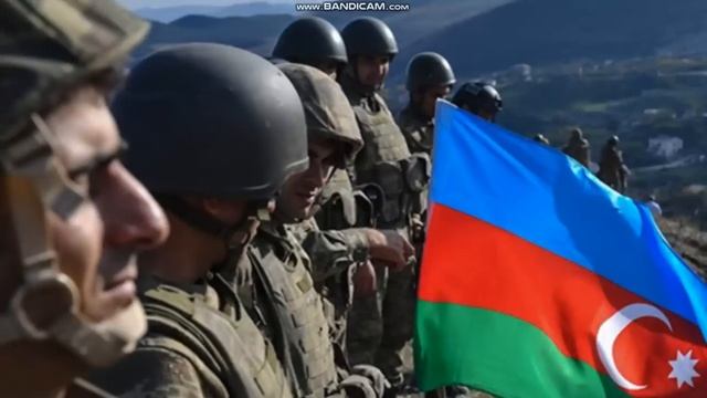 ŞANLI AZERBAYCAN ORDUSU    ZENGEZURDA   YÜKSEKLİ,KLERE BAYRAK DİKTİ İRAN KARAKOLU  VURULDU