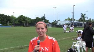 Lynn Women's Soccer vs. Eckerd post game Interview