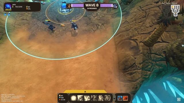 Legion TD 2 - Первый взгляд и геймплей, элементаль-строитель, альфа версия