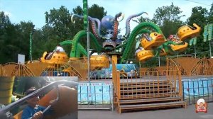 Куда сходить в Москве. АТТРАКЦИОНЫ для детей в Парке отдыха. РАЗВЛЕКАТЕЛЬНАЯ ПЛОЩАДКА Прыг-Скок.