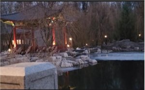Прогулка по парку. Китайский парк Хуамин в Москве.