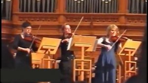 Bach Concerto for 3 Violins BWV 1064 III Mov. - Irina Bochkova, Elena Revich & Svetlana Teplova