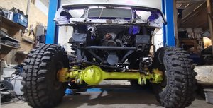 Suzuki Escudo: на 5VZ и мостах Patrol Y60 - впервые своим ходом после СВАПа.