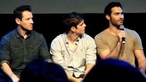 Ian Bohen, Daniel Sharman and Tyler Hoechlin - 'Are you possessive of your fans?' @WereWolfCon
