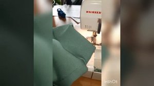 Костюм из футера трехнитки с начесом.